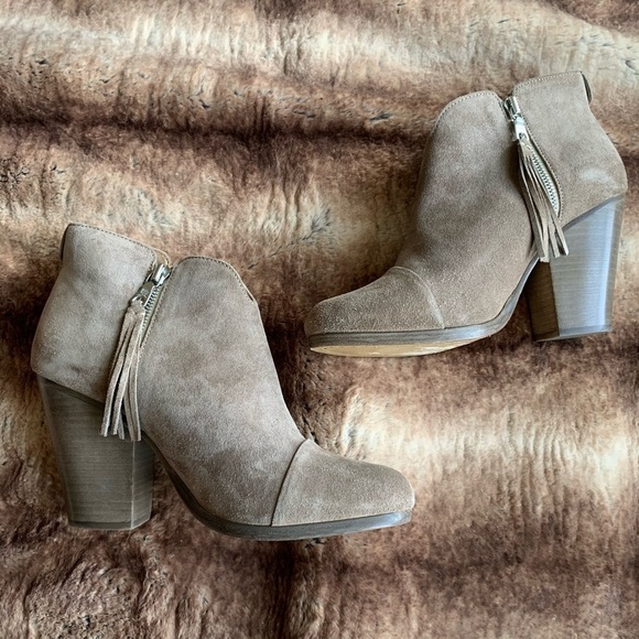 Rag and Bone Margot Fringe Suede Booties - Picture 1 of 12